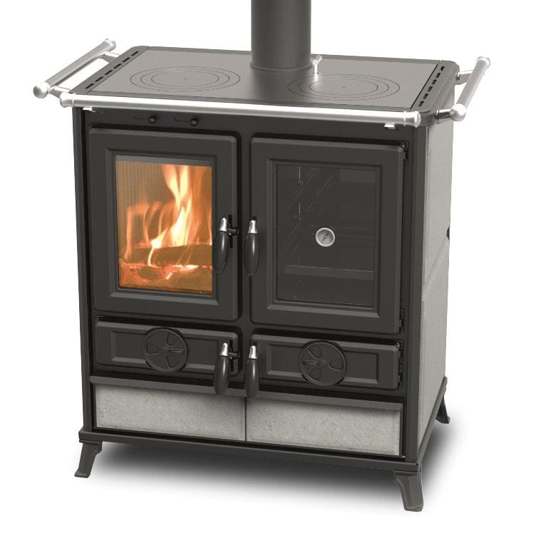 Holz-Küchenherd aus Stein - THERMOROSSI Violetta Evo Stone 8,2 kW